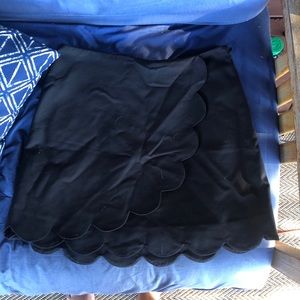 Scalloped dress skirt